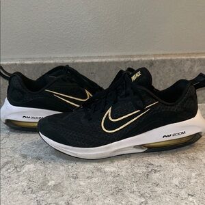 Nike Air Zoom Black with Gold Accents